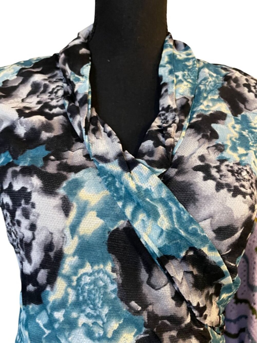 Classiques Entier Atelier Silk‑Blend Sleeveless Top – Watercolor Floral, Size M - Picture 3 of 10